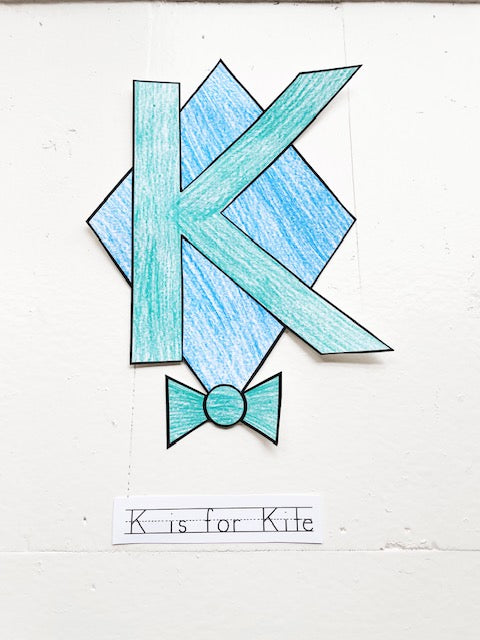K is for Kite Letter Craft