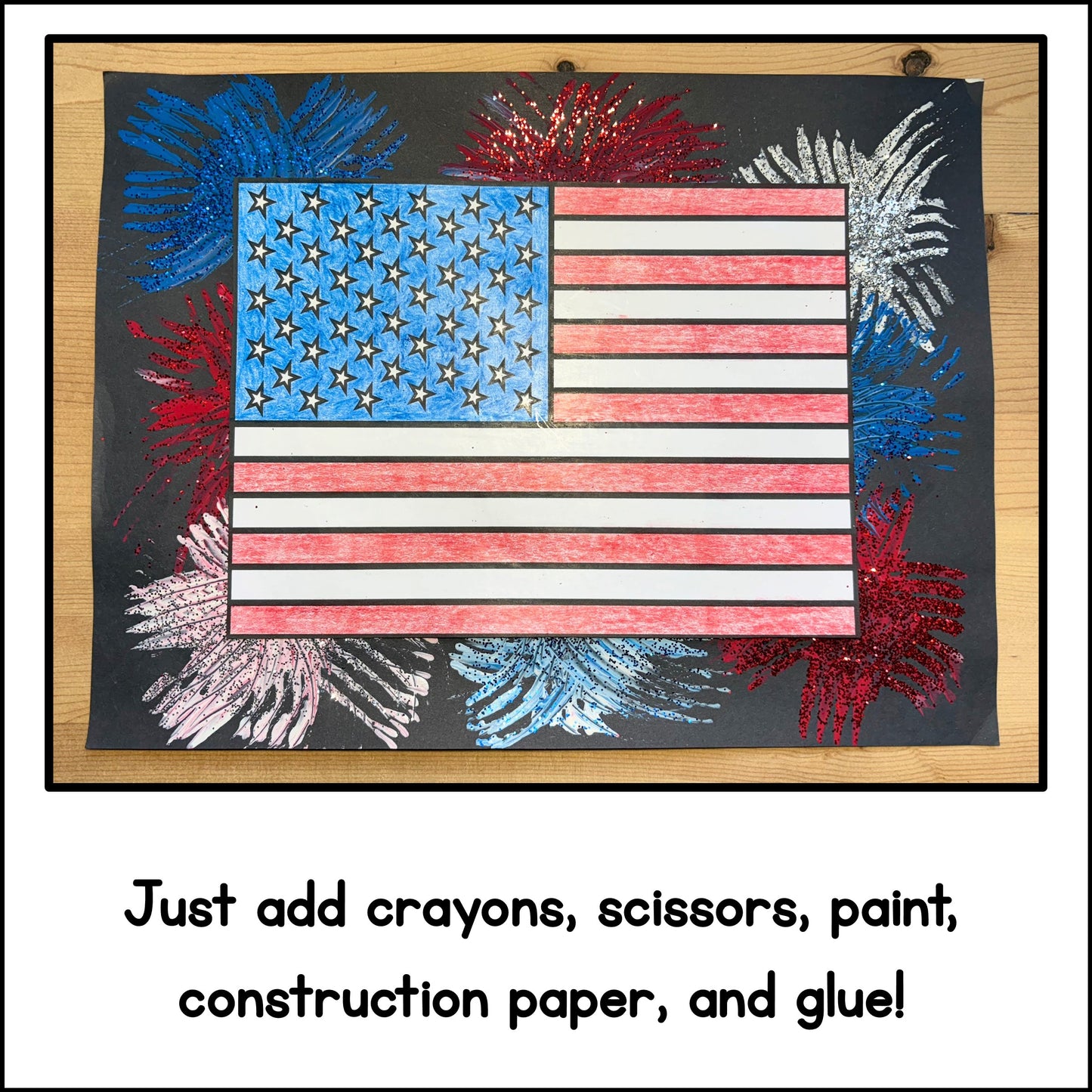 Independence Day American Flag Craft