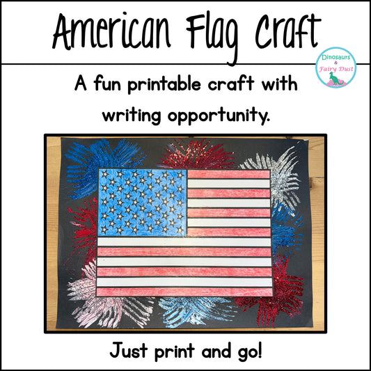 Independence Day American Flag Craft