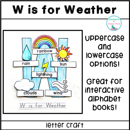 W is for Weather Letter Craft