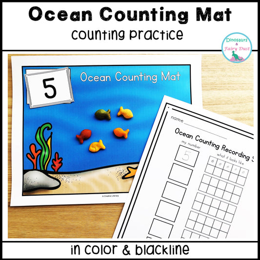 Ocean Counting Mat