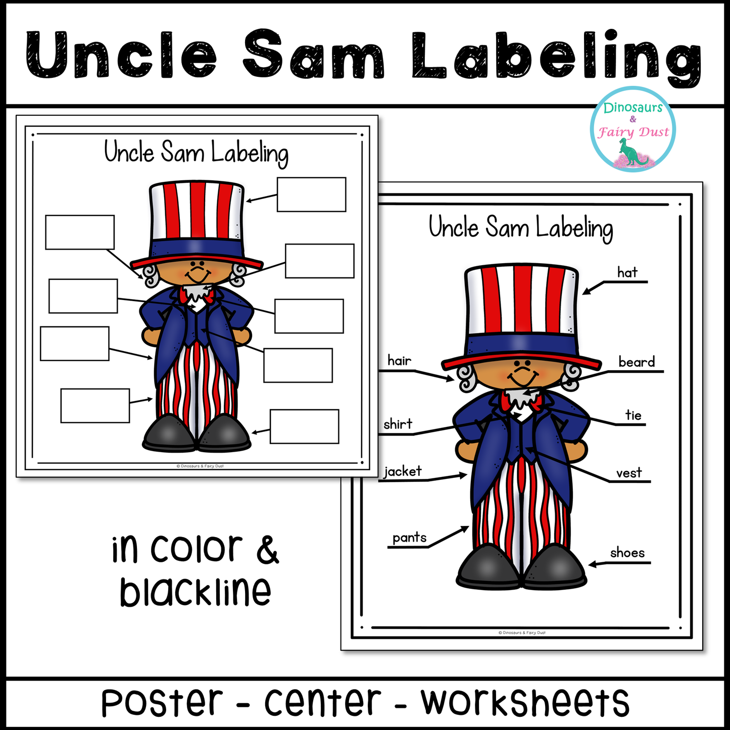 Uncle Sam Labeling Activity