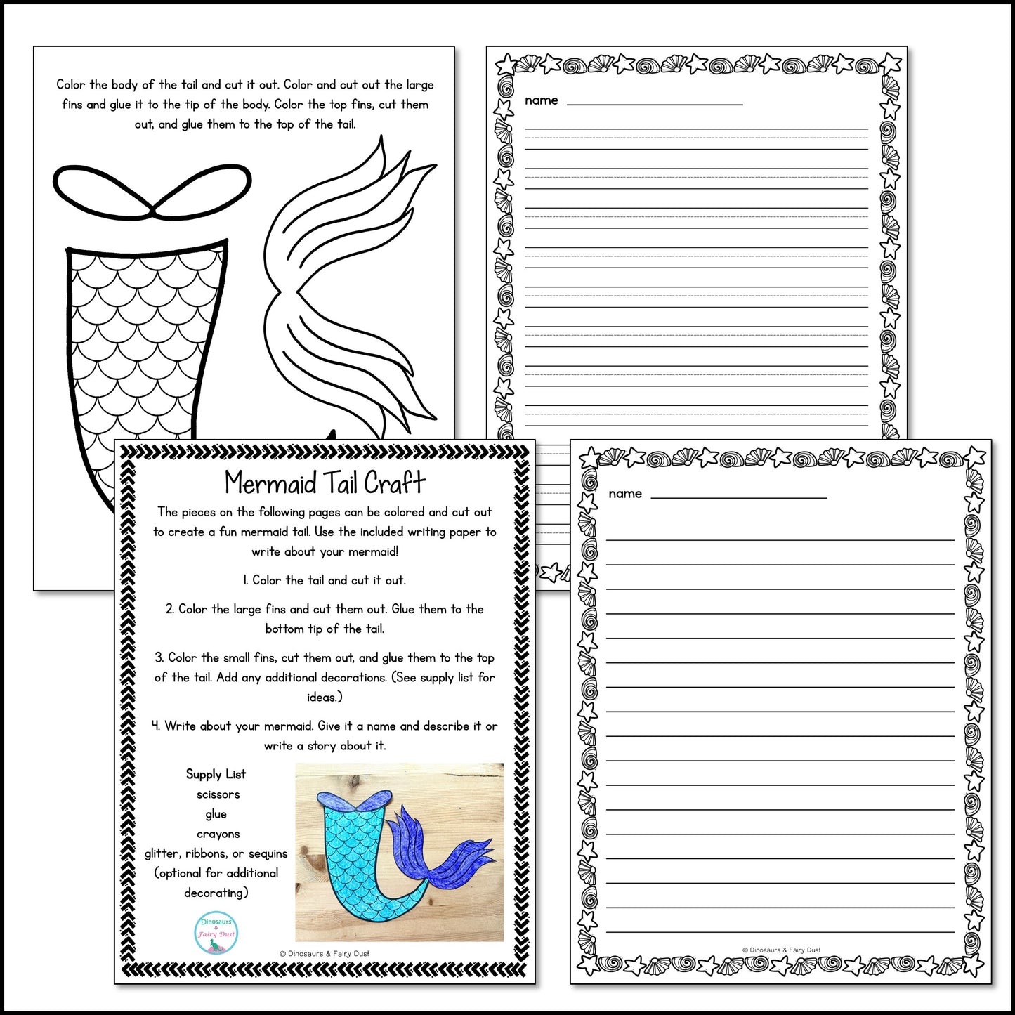 Mermaid Tail Craft