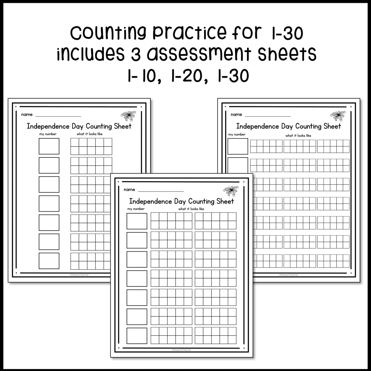 Independence Day Counting Mat
